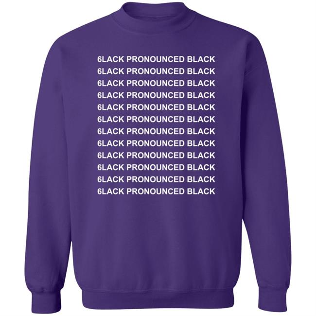 6Lack Merch Pronounced Black T Shirt 6Lack Merch Pronounced Black T Shirt