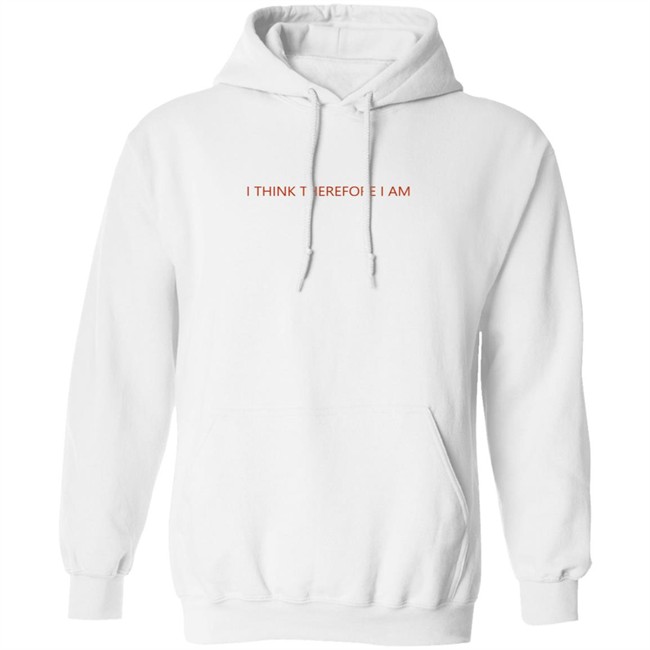 Billie Eilish Merch I Think Therefore I Am Hoodie