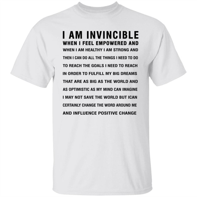 Norma Kamali White I Am Invincible Print Sleeveless Shirt