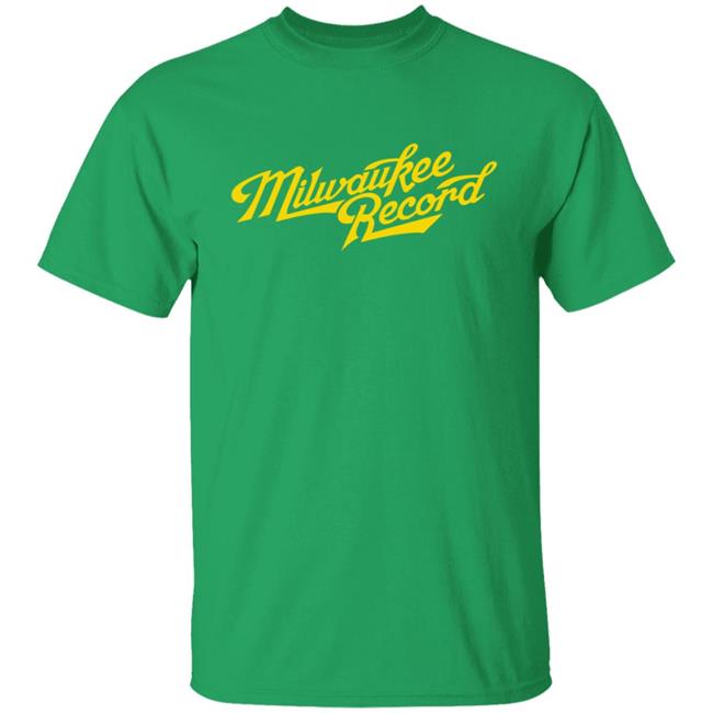 Milwaukee Record Green & Gold T Shirt
