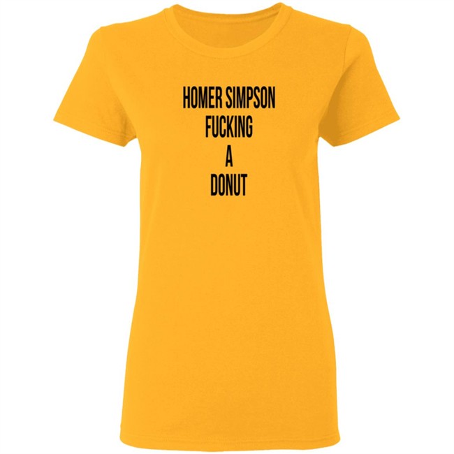 Homer Simpson Fucking A Donut Shirt Homer Simpson Fucking A Donut Shirt