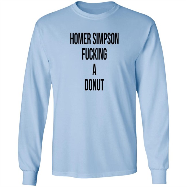 Homer Simpson Fucking A Donut Shirt Homer Simpson Fucking A Donut Shirt