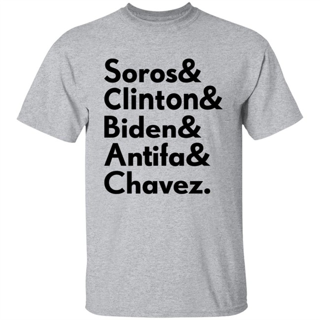 Soros Clinton Biden Antifa Chavez T Shirt The Rudy Giuliani Election Conspiracy Soros Clinton Biden Antifa Chavez T Shirt The Rudy Giuliani Election Conspiracy