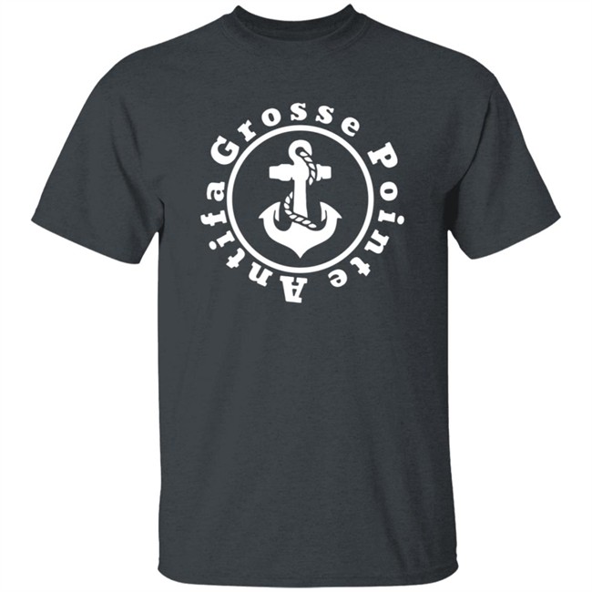 Grosse Pointe Antifa T Shirt Inspires Memes Shirt And Day Long Mirth Nautical Logo Grosse Pointe Antifa T Shirt Inspires Memes Shirt And Day Long Mirth Nautical Logo
