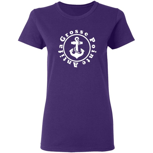 Grosse Pointe Antifa T Shirt Inspires Memes Shirt And Day Long Mirth Nautical Logo Grosse Pointe Antifa T Shirt Inspires Memes Shirt And Day Long Mirth Nautical Logo