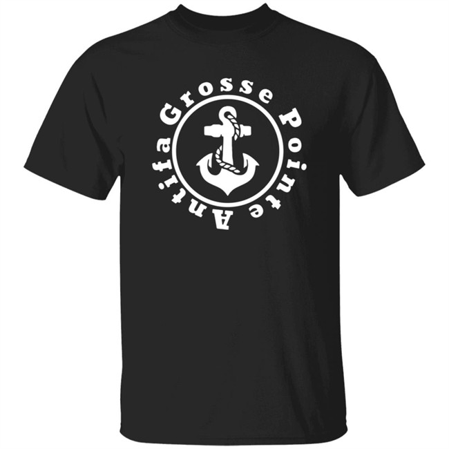 Grosse Pointe Antifa T Shirt Inspires Memes Shirt And Day Long Mirth Nautical Logo Grosse Pointe Antifa T Shirt Inspires Memes Shirt And Day Long Mirth Nautical Logo