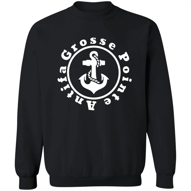 Grosse Pointe Antifa T Shirt Inspires Memes Shirt And Day Long Mirth Nautical Logo Grosse Pointe Antifa T Shirt Inspires Memes Shirt And Day Long Mirth Nautical Logo