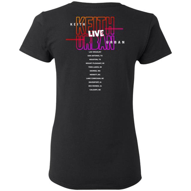 Keith Urban Band Merch Tour 2020 Guitar Smash Tee Shirt Keith Urban Band Merch Tour 2020 Guitar Smash Tee Shirt