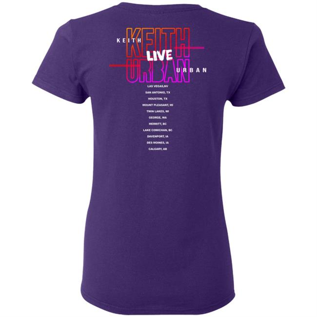Keith Urban Band Merch Tour 2020 Guitar Smash Tee Shirt Keith Urban Band Merch Tour 2020 Guitar Smash Tee Shirt