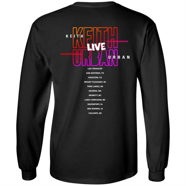 Keith Urban Band Merch Tour 2020 Guitar Smash Tee Shirt Keith Urban Band Merch Tour 2020 Guitar Smash Tee Shirt