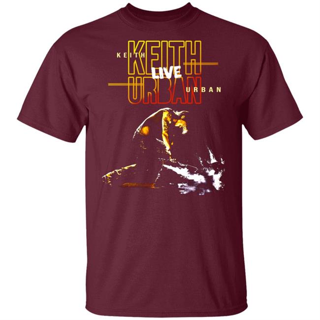 Keith Urban Band Merch Tour 2020 Guitar Smash Tee Shirt Keith Urban Band Merch Tour 2020 Guitar Smash Tee Shirt