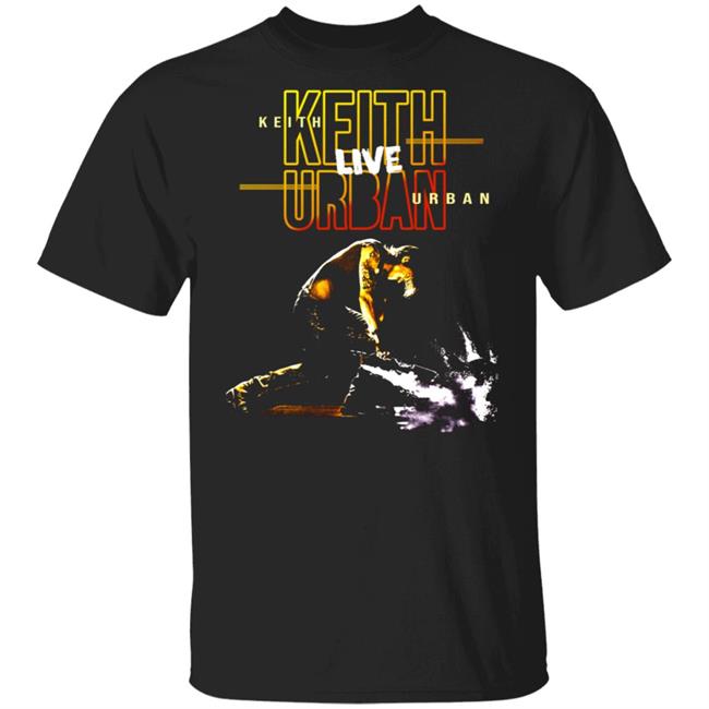 Keith Urban Band Merch Tour 2020 Guitar Smash Tee Shirt