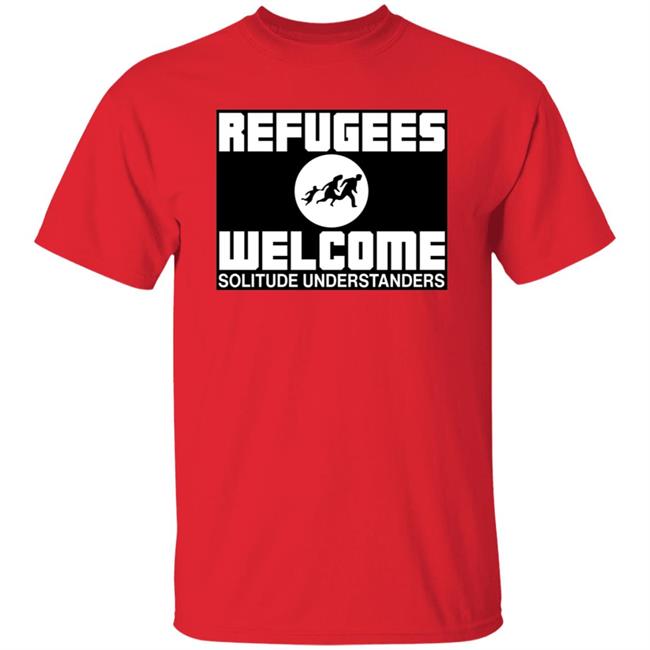 Mr Michael Smiley National T Shirt Day Refugees Welcome Solitude Understanders Shirt
