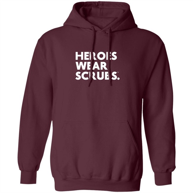 The Dline Merch Heroes Wear Scrubs Shirt The Dline Merch Heroes Wear Scrubs Shirt