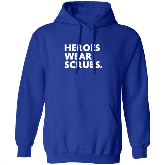 The Dline Merch Heroes Wear Scrubs Shirt The Dline Merch Heroes Wear Scrubs Shirt