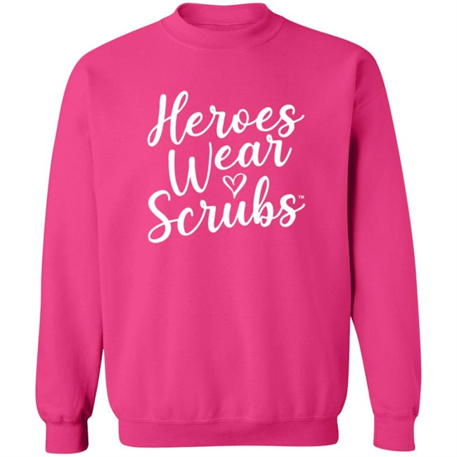 The Dline Merch Heroes Wear Scrubs Shirt The Dline Merch Heroes Wear Scrubs Shirt