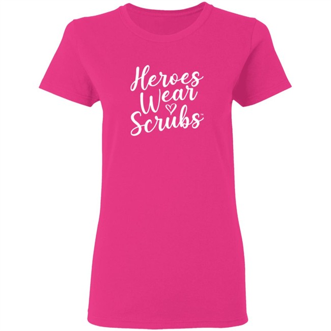 The Dline Merch Heroes Wear Scrubs Shirt The Dline Merch Heroes Wear Scrubs Shirt