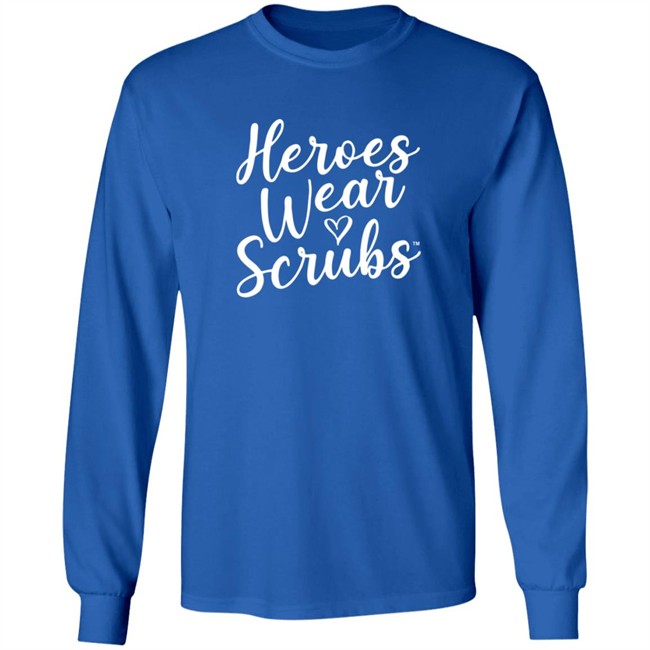 The Dline Merch Heroes Wear Scrubs Shirt The Dline Merch Heroes Wear Scrubs Shirt