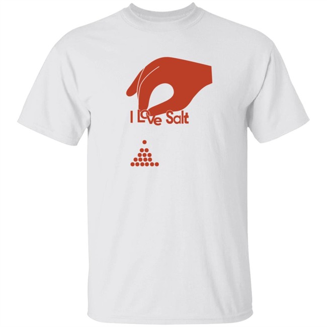 Molly Baz Merch I Love Salt Shirt New White