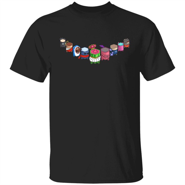 Mr. Fruit Merch Sus Lineup Shirt Black