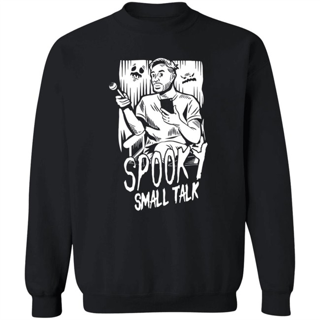 Gianthugs Merch Spooky Small Talk-The Host Glows In The Dark Shirt Gianthugs Merch Spooky Small Talk-The Host Glows In The Dark Shirt