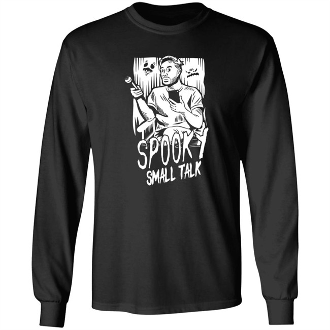 Gianthugs Merch Spooky Small Talk-The Host Glows In The Dark Shirt Gianthugs Merch Spooky Small Talk-The Host Glows In The Dark Shirt