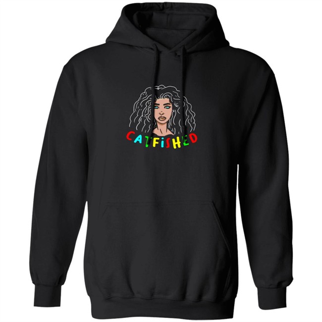 Bonfire Merch Catfished By Vereena Hoodie