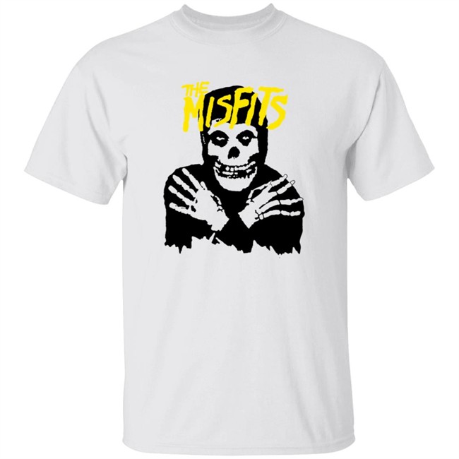 Misfits Merch Classic Skull Distressed Shirt