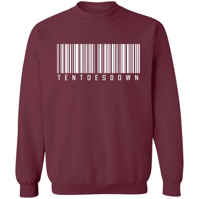 Ten Toes Down Merch Ten Toes Down Barcode T Shirt Ten Toes Down Merch Ten Toes Down Barcode T Shirt