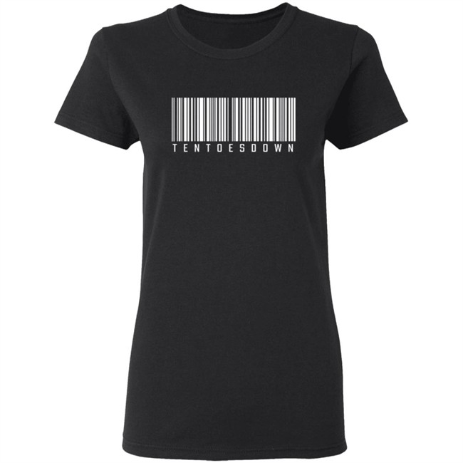 Ten Toes Down Merch Ten Toes Down Barcode T Shirt Ten Toes Down Merch Ten Toes Down Barcode T Shirt