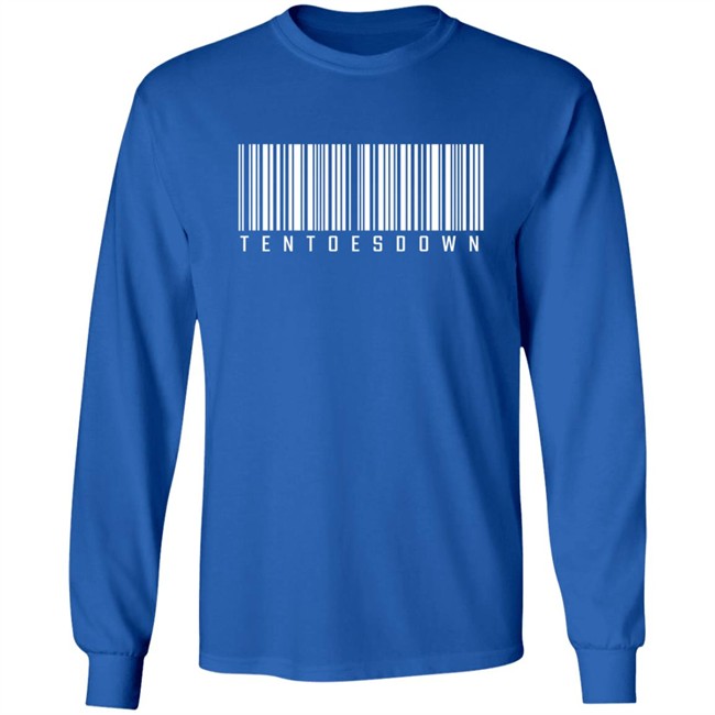 Ten Toes Down Merch Ten Toes Down Barcode T Shirt Ten Toes Down Merch Ten Toes Down Barcode T Shirt