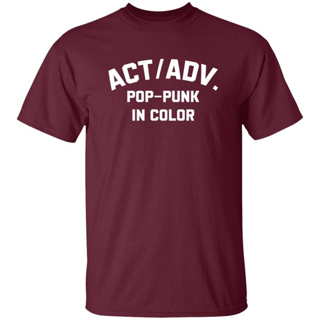 Action Adventure merch Pop Punk In Color Tee Shirt Hoodie Action Adventure merch Pop Punk In Color Tee Shirt Hoodie