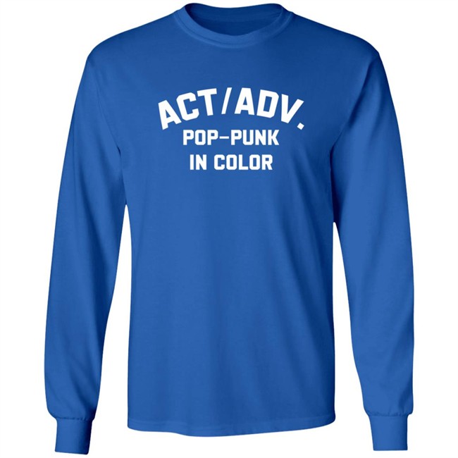 Action Adventure merch Pop Punk In Color Tee Shirt Hoodie Action Adventure merch Pop Punk In Color Tee Shirt Hoodie