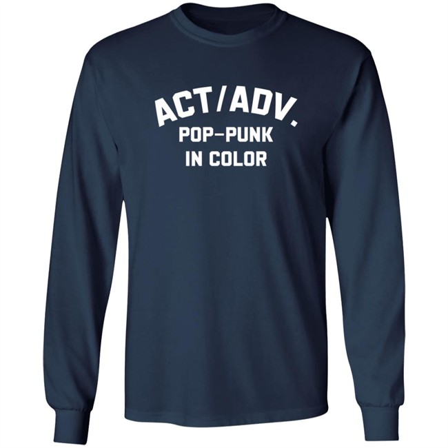 Action Adventure merch Pop Punk In Color Tee Shirt Hoodie Action Adventure merch Pop Punk In Color Tee Shirt Hoodie