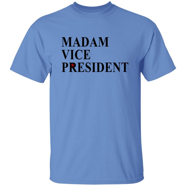 Madam Vice President T Shirt Kamala Harris And Her Husband Doug Emhoff Pose For A Picture With T Shirt