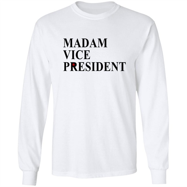 Madam Vice President T Shirt Kamala Harris And Her Husband Doug Emhoff Pose For A Picture With T Shirt Madam Vice President T Shirt Kamala Harris And Her Husband Doug Emhoff Pose For A Picture With T Shirt
