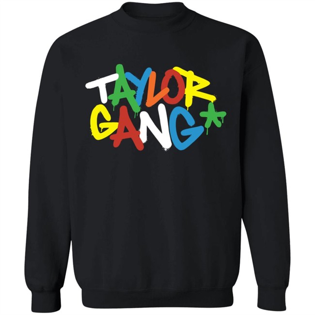 Taylor Gang Merch Multicolor Logo Hoodie Taylor Gang Merch Multicolor Logo Hoodie