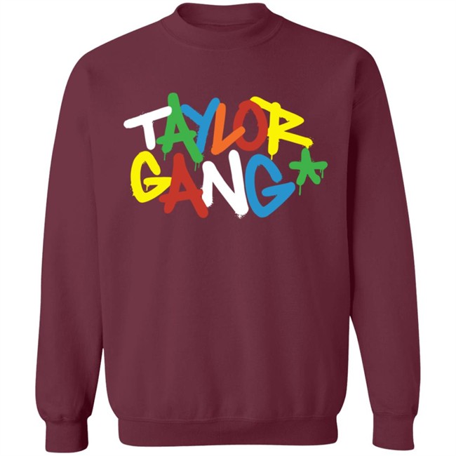 Taylor Gang Merch Multicolor Logo Hoodie Taylor Gang Merch Multicolor Logo Hoodie