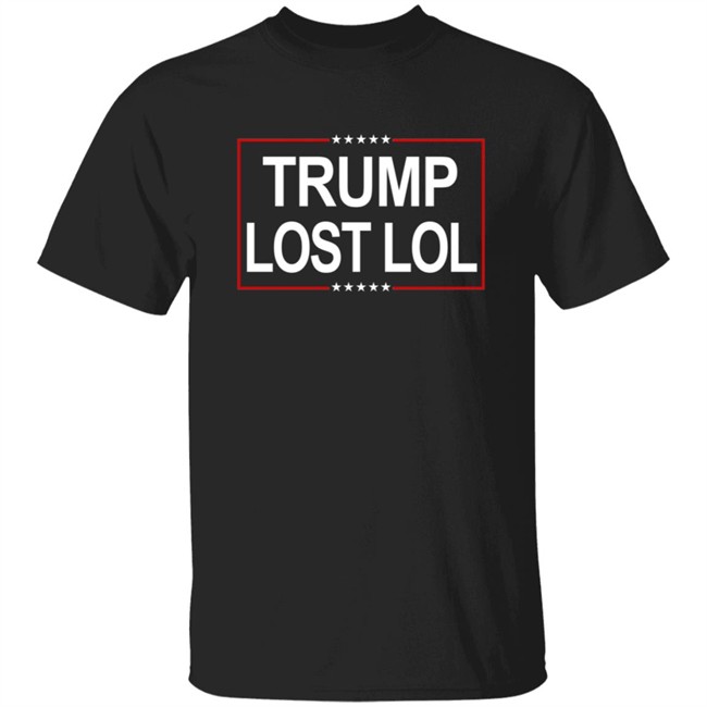 Trump Lost Lol Flag Outdoor Indoor Double Stitched-Polyester With Brass Grommets T Shirt Trump Lost Lol Flag Outdoor Indoor Double Stitched-Polyester With Brass Grommets T Shirt