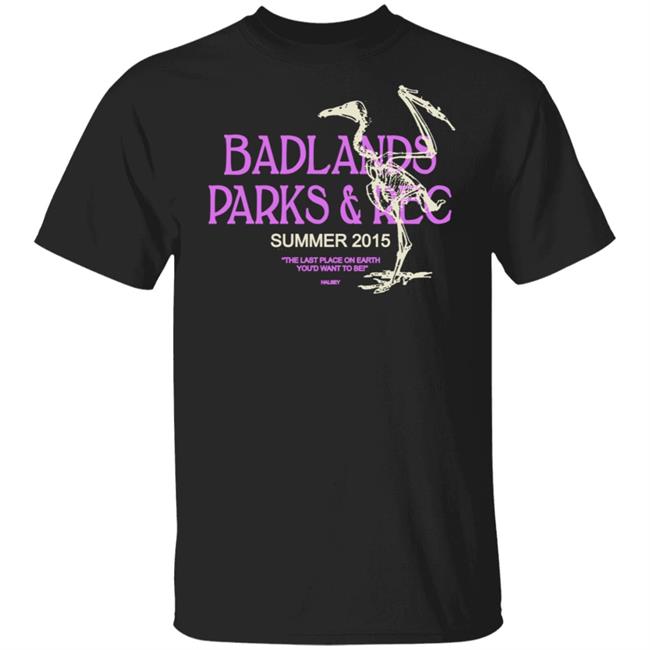 Badlands Merch Parks And Rec Black Shirt