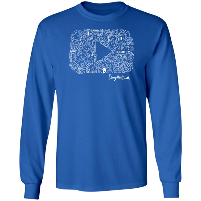 Dang Matt Smith Merch Kids Play Button Black Shirt Dang Matt Smith Merch Kids Play Button Black Shirt
