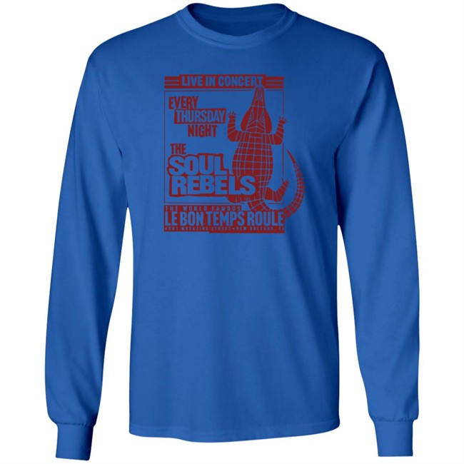 The Soul Rebels Merch The Soul Rebels Live At Le Bon Temps Tee The Soul Rebels Merch The Soul Rebels Live At Le Bon Temps Tee