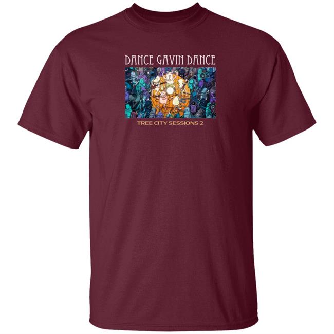 Dance Gavin Dance Merch Dance Gavin Dance Tree Sessions 2 Shirt Dance Gavin Dance Merch Dance Gavin Dance Tree Sessions 2 Shirt