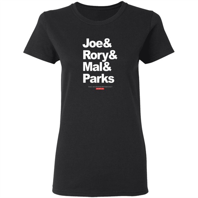 Joe Budden Podcast Merch Friend Of The Show Joe & Rory & Mal & Parks Tee Joe Budden Podcast Merch Friend Of The Show Joe & Rory & Mal & Parks Tee