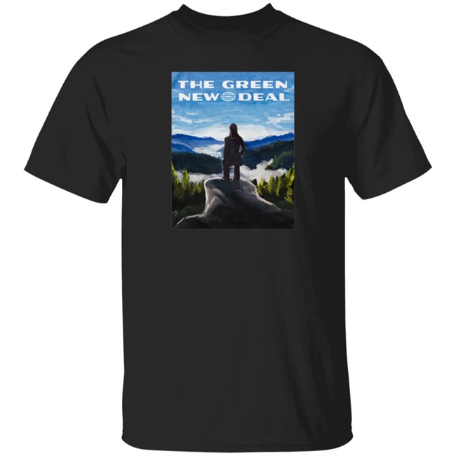 Aoc Shop The Green New Deal Illustration Tee