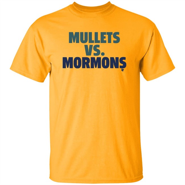 Mullets Vs. Mormons Breakingt T Shirt Mullets Vs. Mormons Breakingt T Shirt