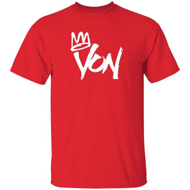 Official King Von Merch Von T Shirt Red