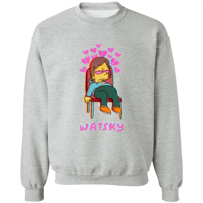 George Watsky Merch Store Bartsky White Tee Shirt George Watsky Merch Store Bartsky White Tee Shirt