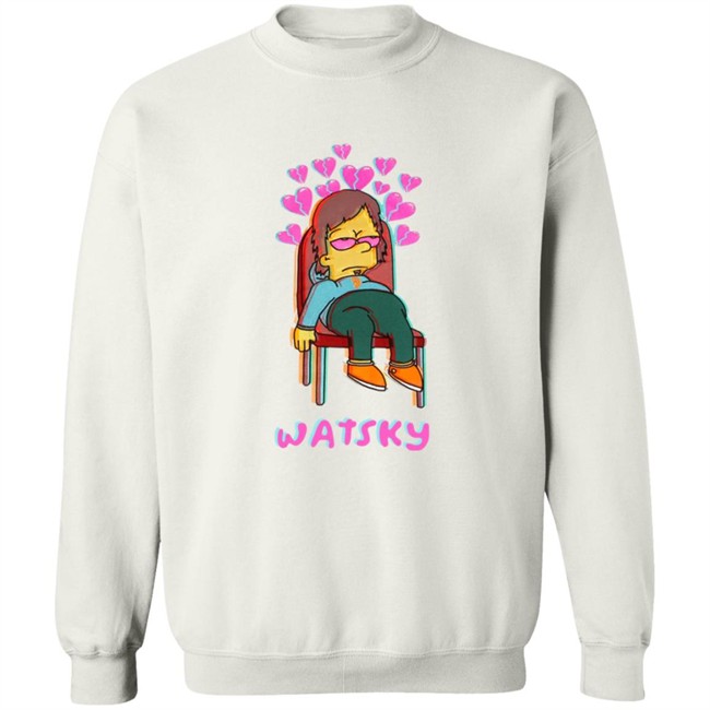 George Watsky Merch Store Bartsky White Tee Shirt George Watsky Merch Store Bartsky White Tee Shirt
