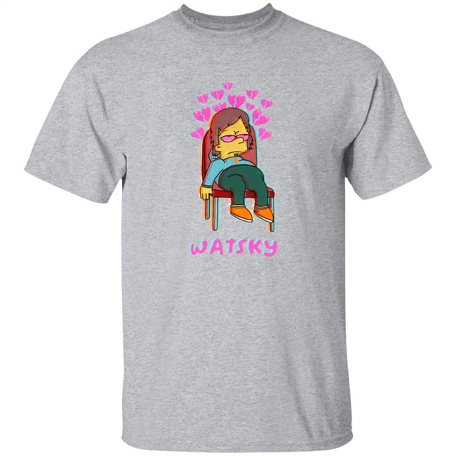 George Watsky Merch Store Bartsky White Tee Shirt George Watsky Merch Store Bartsky White Tee Shirt
